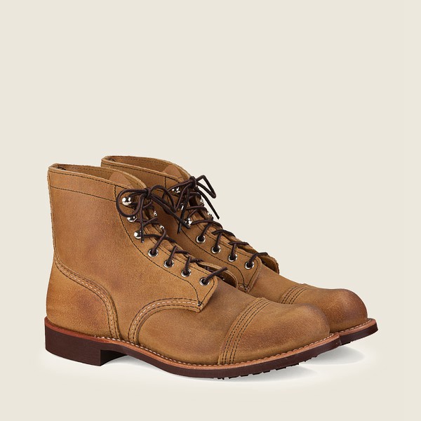 Bottes Red Wing Heritage - Iron Ranger - 6-Inch Muleskinner Cuir - Kaki - Homme 218AOLUMB